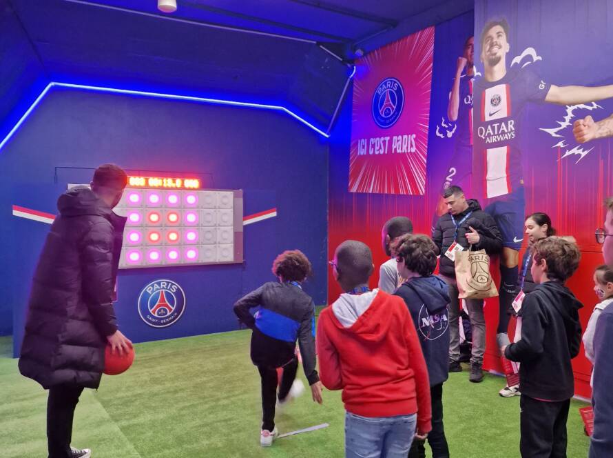 Tire de précision foot PSG